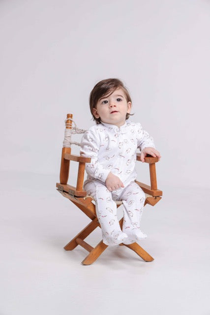 Elephant hugs baby jumpsuit