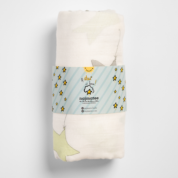 Sky stars swaddle