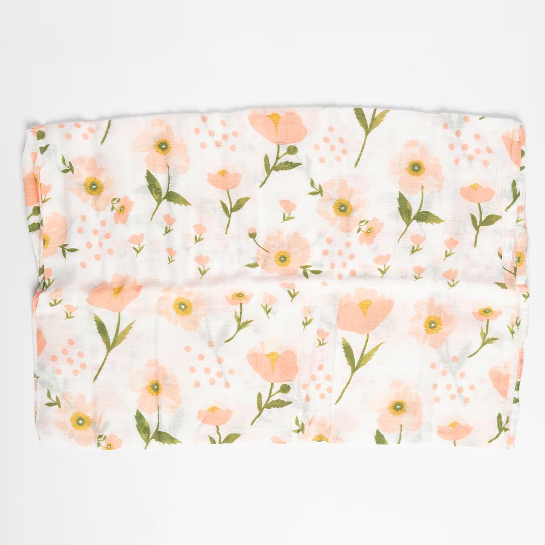 Pink petal dreams swaddle