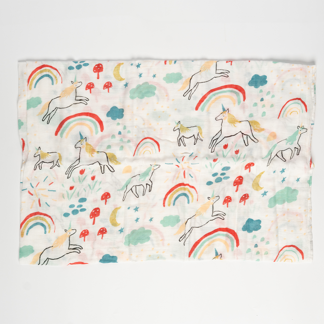 Unicorn wishes swaddle