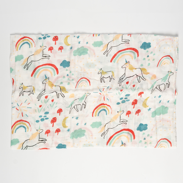 Unicorn wishes swaddle