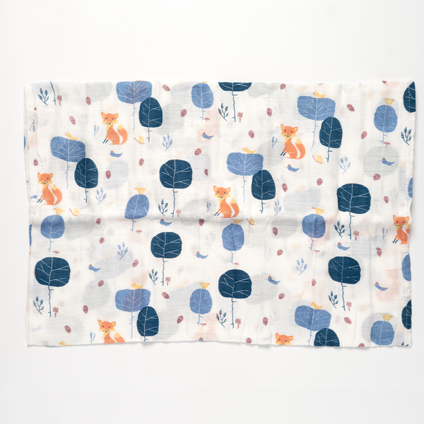Blue forest dreams swaddle
