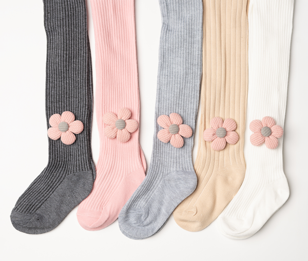 Winter flower tights
