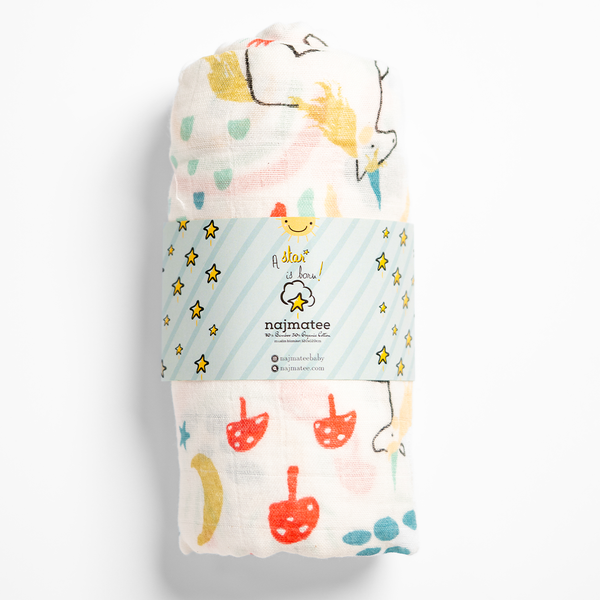 Unicorn wishes swaddle