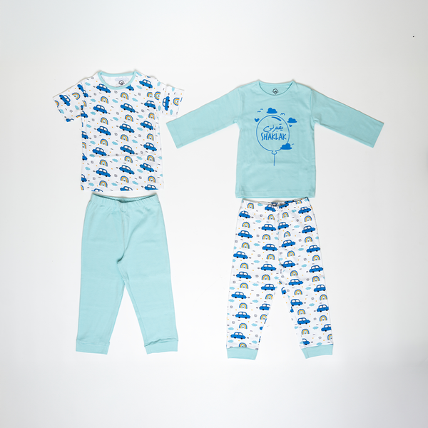 Yo2borne shaklak Nightwear 4-Set