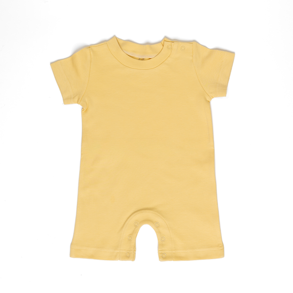 Mellow yellow summer baby jumpsuit