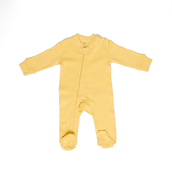 Mellow yellow baby jumpsuit