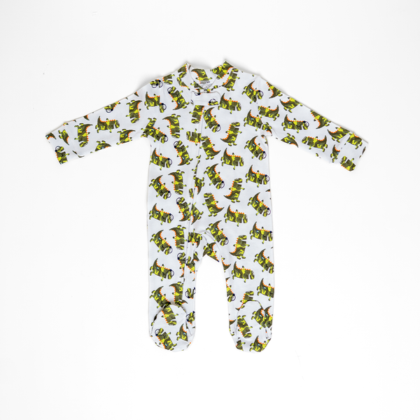 Little Dino explorer baby jumpsuit