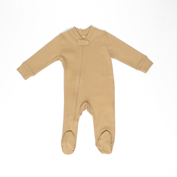 Cocoa cream baby jumpsuit