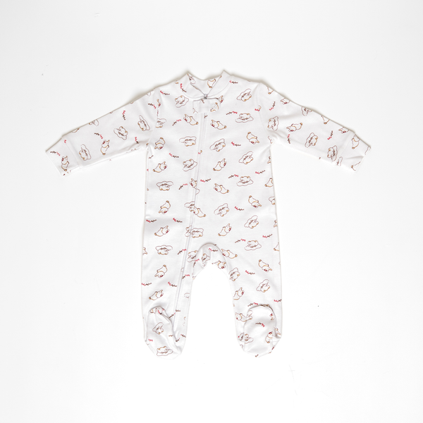 Elephant hugs baby jumpsuit