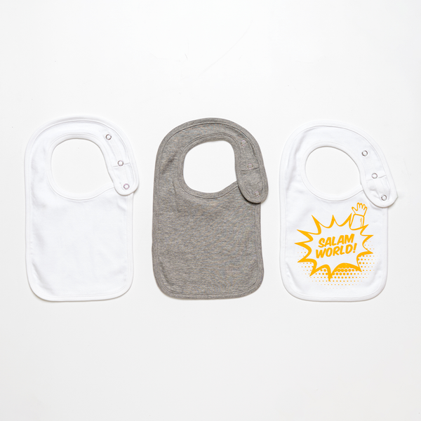Salam world Bib